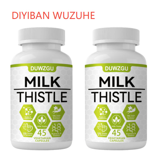 Milk Thistle Liver Support Capsules - Detox & Wellness Supplement