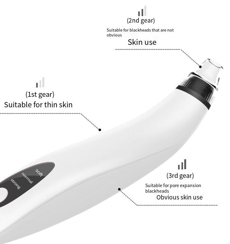 Diamond Pore Vacuum - Electric Blackhead Remover for Face