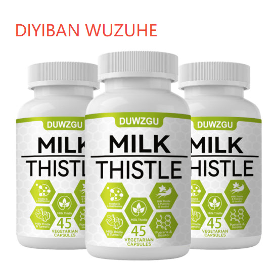 Milk Thistle Liver Support Capsules - Detox & Wellness Supplement